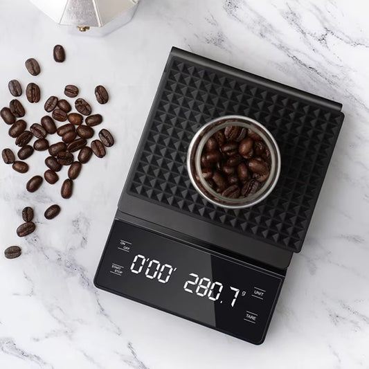 Barista-Grade Coffee Scale with Timer