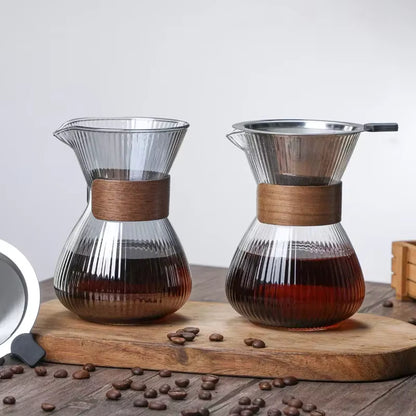 Handcrafted Glass Coffee Server