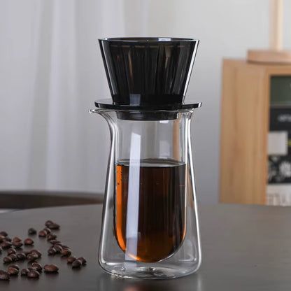Hand-Blown Double-Walled Carafe Set