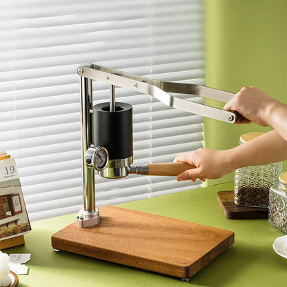 Premium Manual Espresso Maker (Hand-Powered)