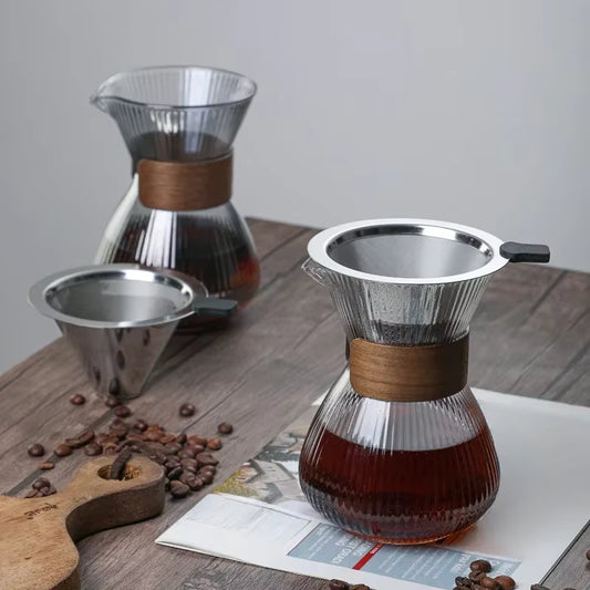 Handcrafted Glass Coffee Server