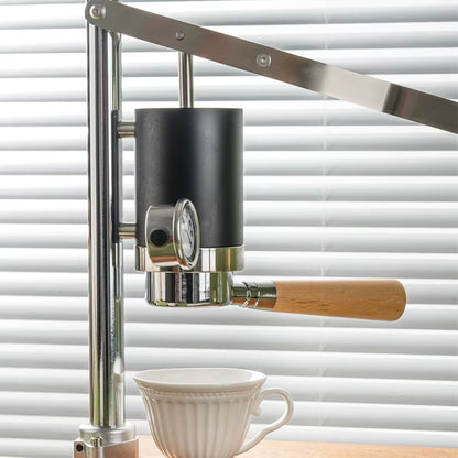 Premium Manual Espresso Maker (Hand-Powered)