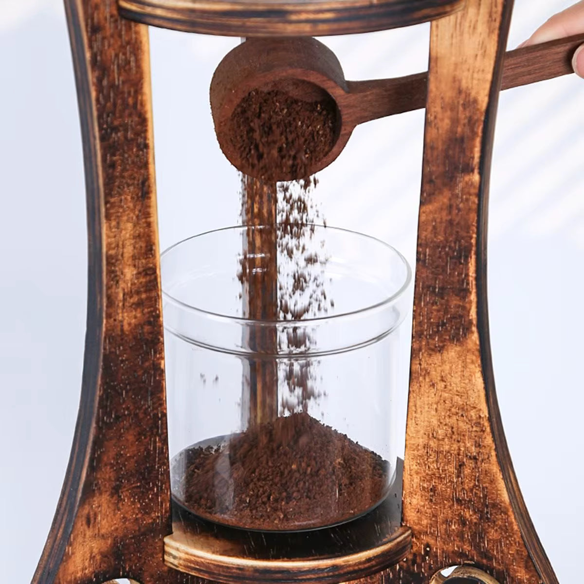 Commercial-Grade Cold Brew Tower (Glass + Stainless Steel)