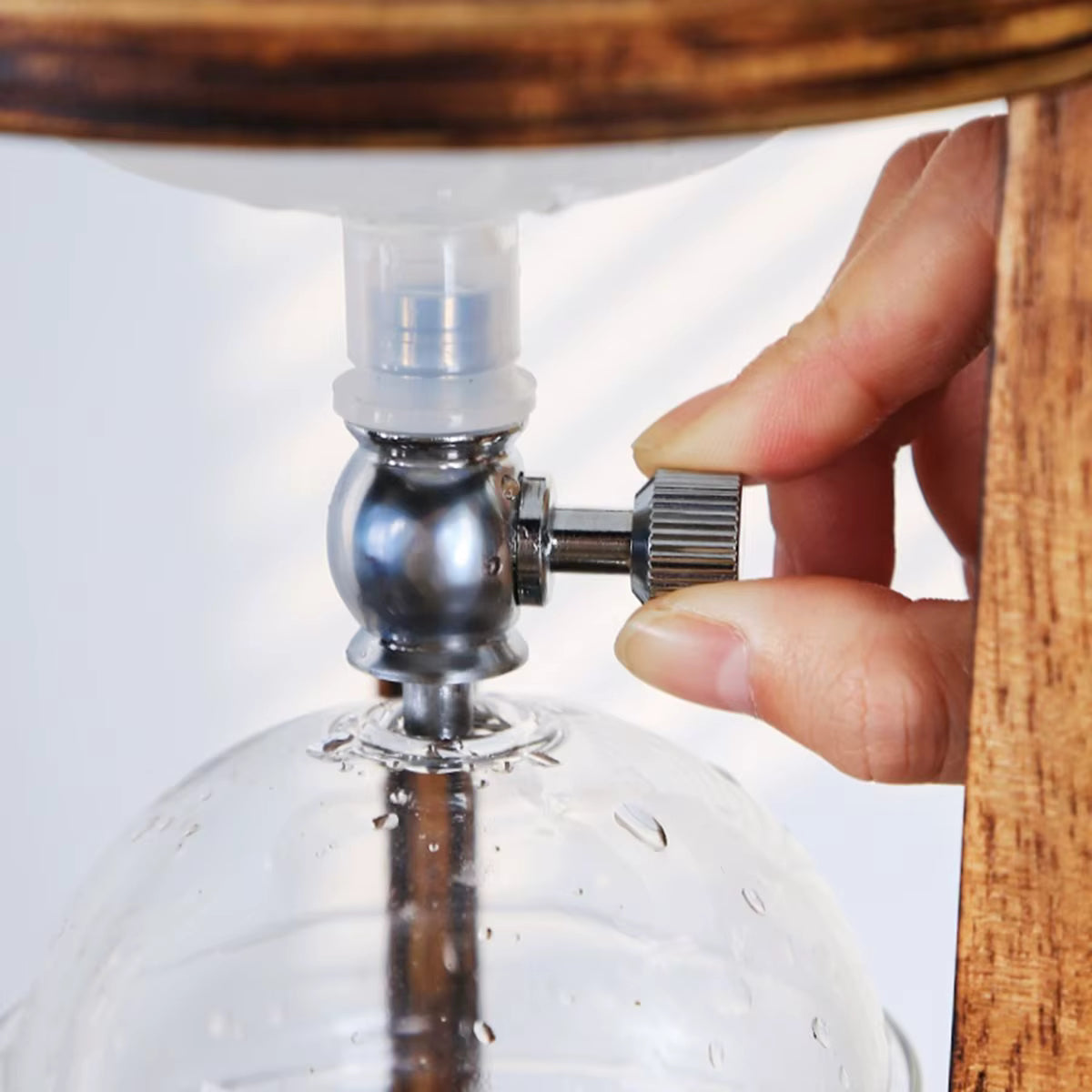 Commercial-Grade Cold Brew Tower (Glass + Stainless Steel)