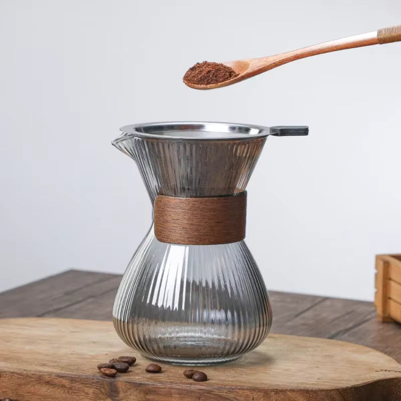 Handcrafted Glass Coffee Server
