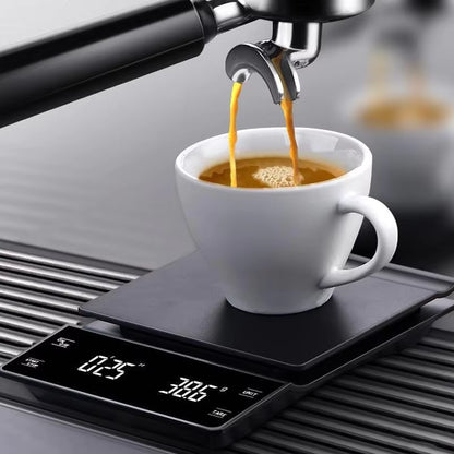 Barista-Grade Coffee Scale with Timer