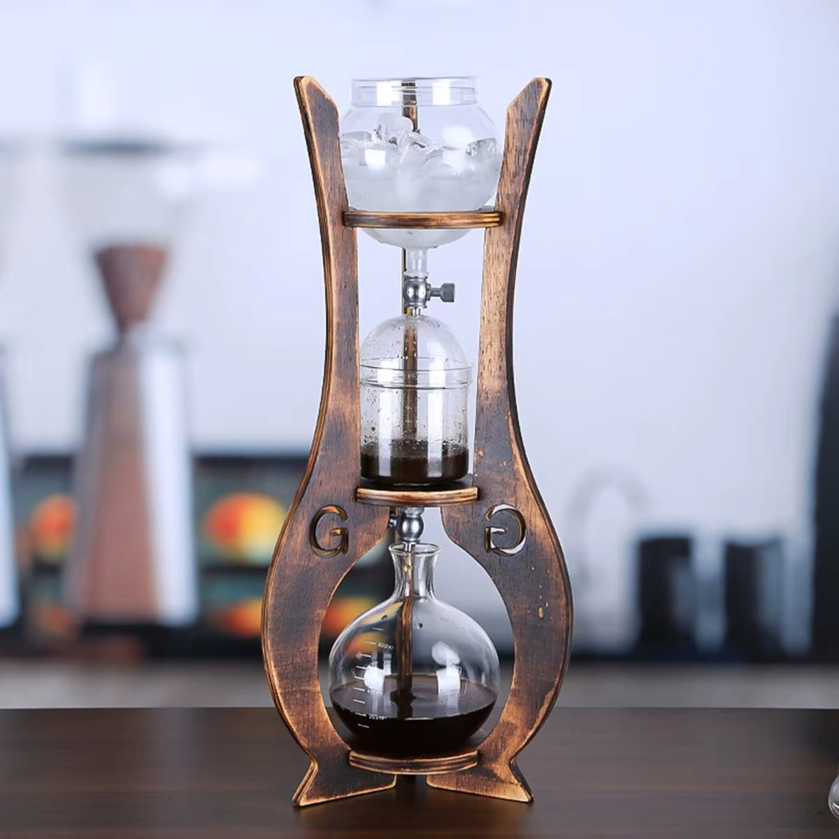 Commercial-Grade Cold Brew Tower (Glass + Stainless Steel)
