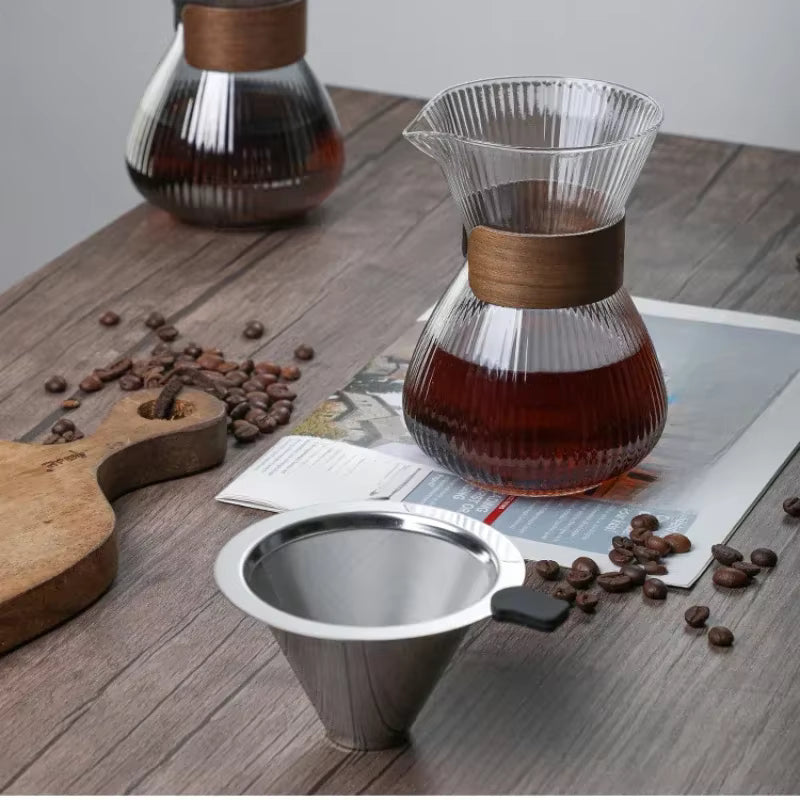 Handcrafted Glass Coffee Server