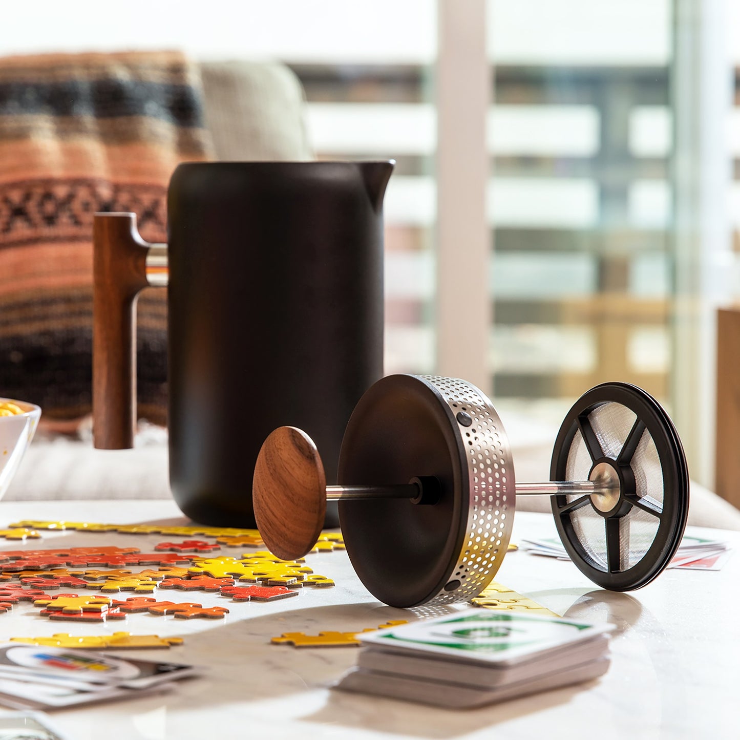 Luxury French Press Set (Walnut Edition)